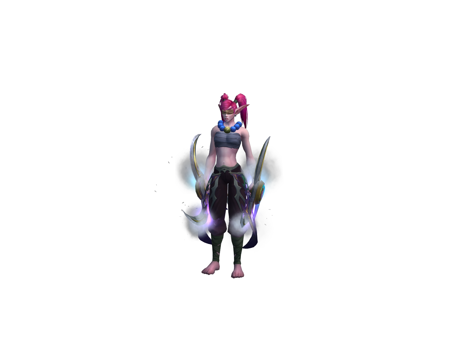 Long 3D character render