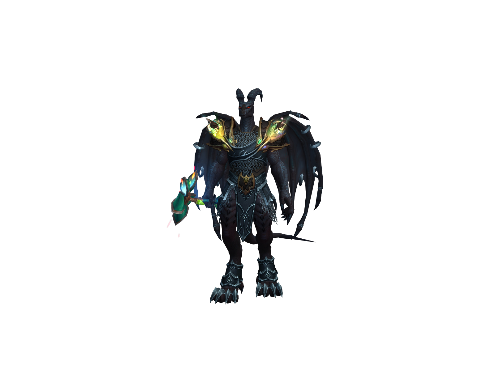Longblack 3D character render
