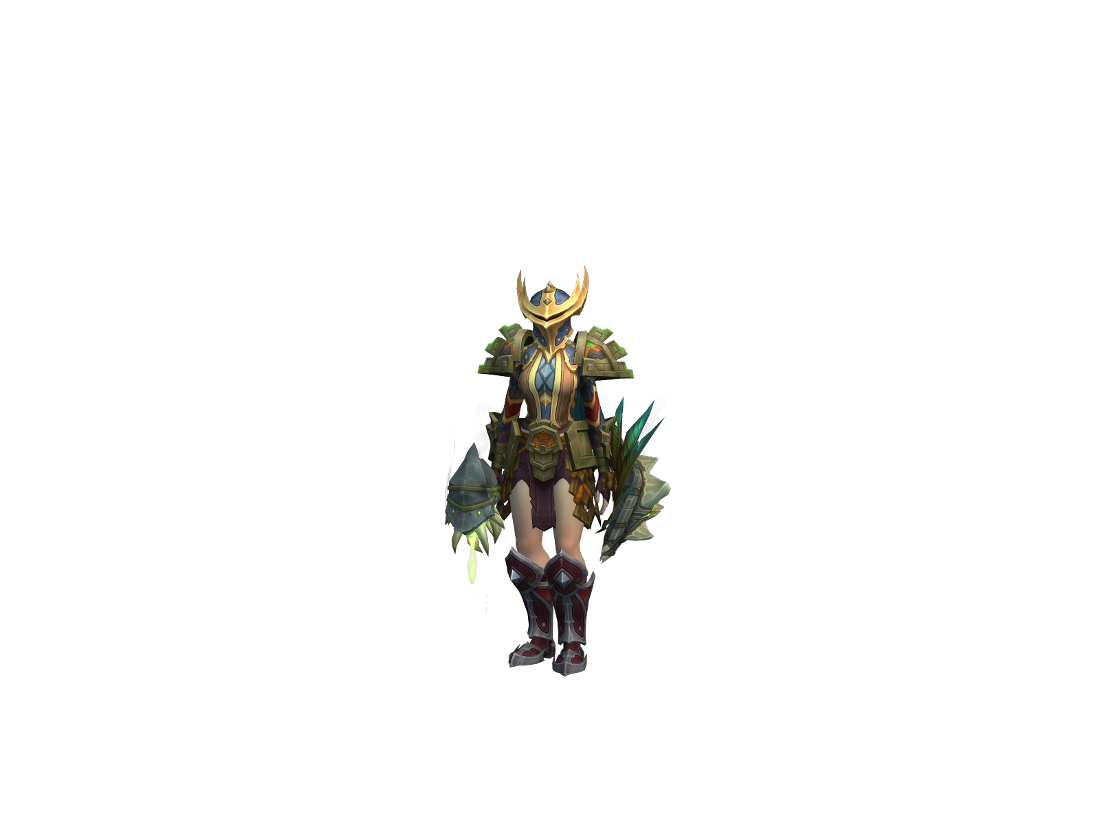 Mishakal 3D character render