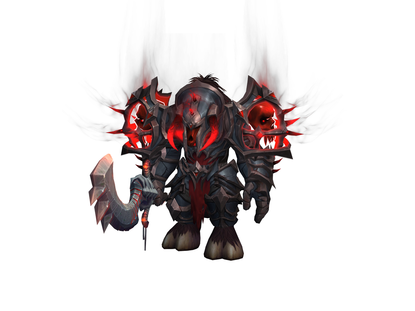 Corruption 3D character render