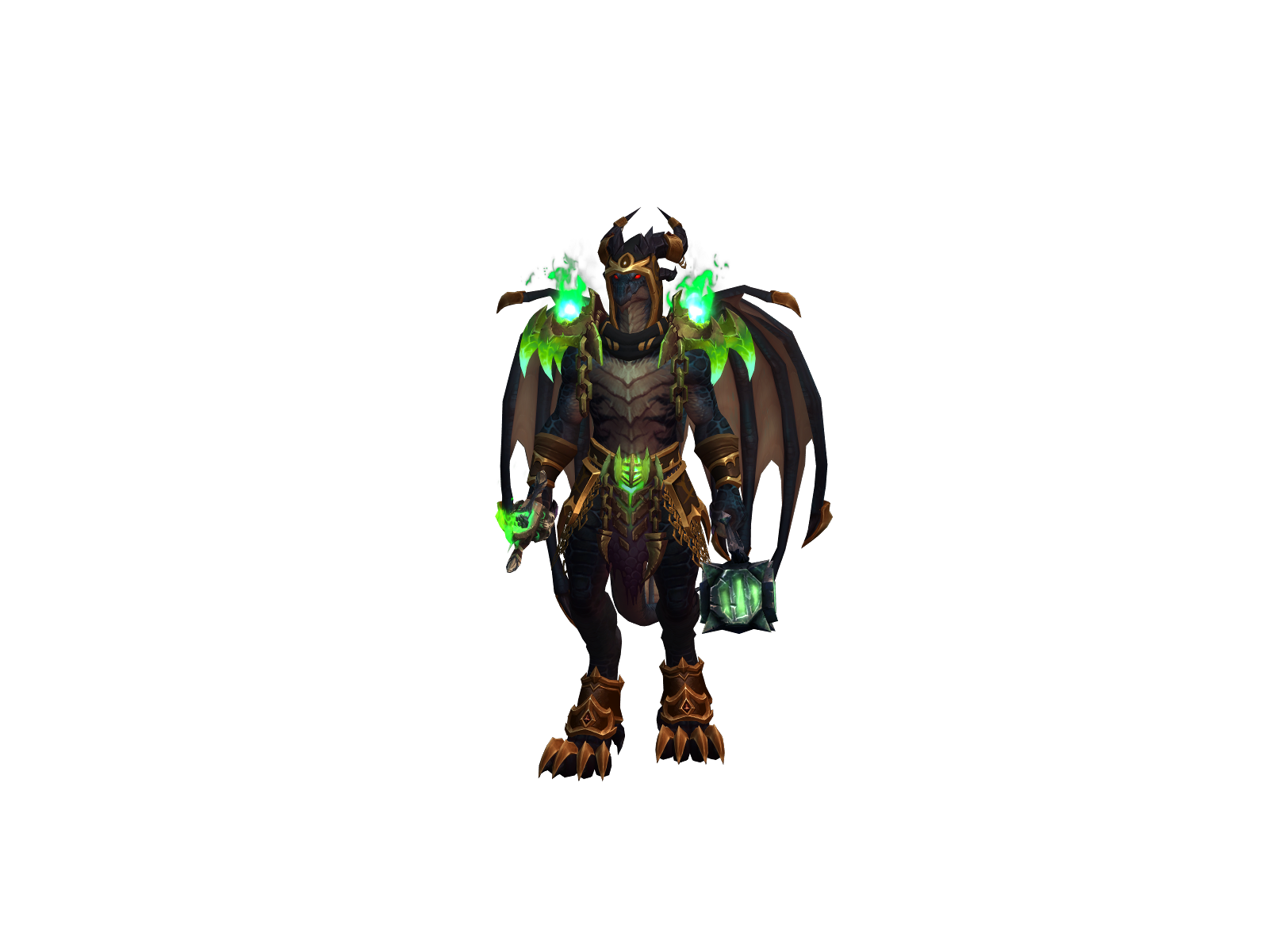 Evökër 3D character render