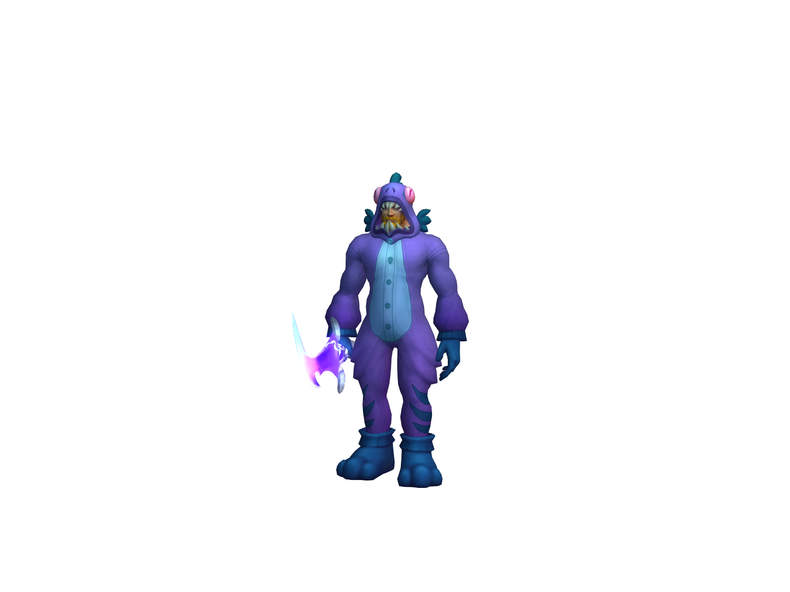 Zelfire 3D character render