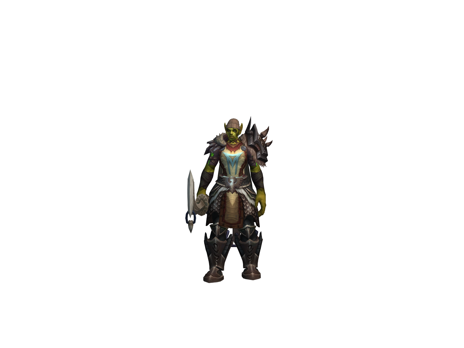 Bowvendor 3D character render