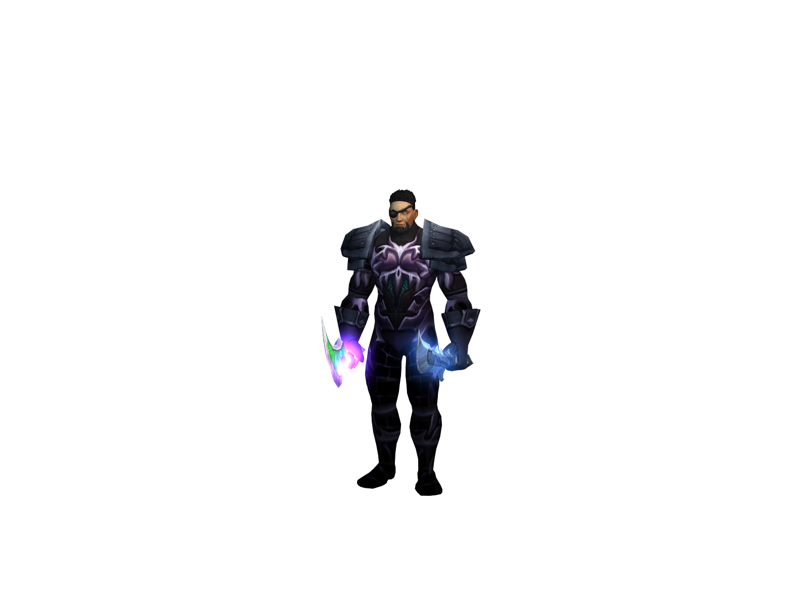 Skarrface 3D character render