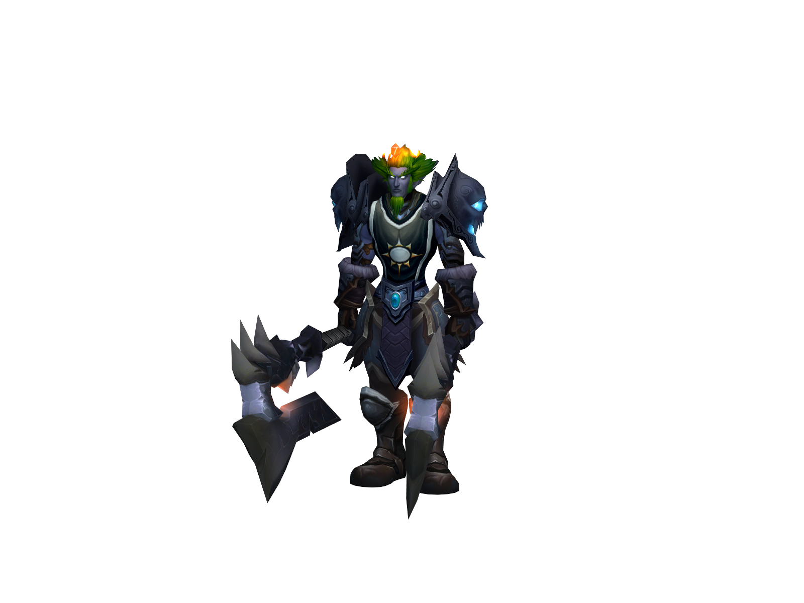Fyshhed 3D character render