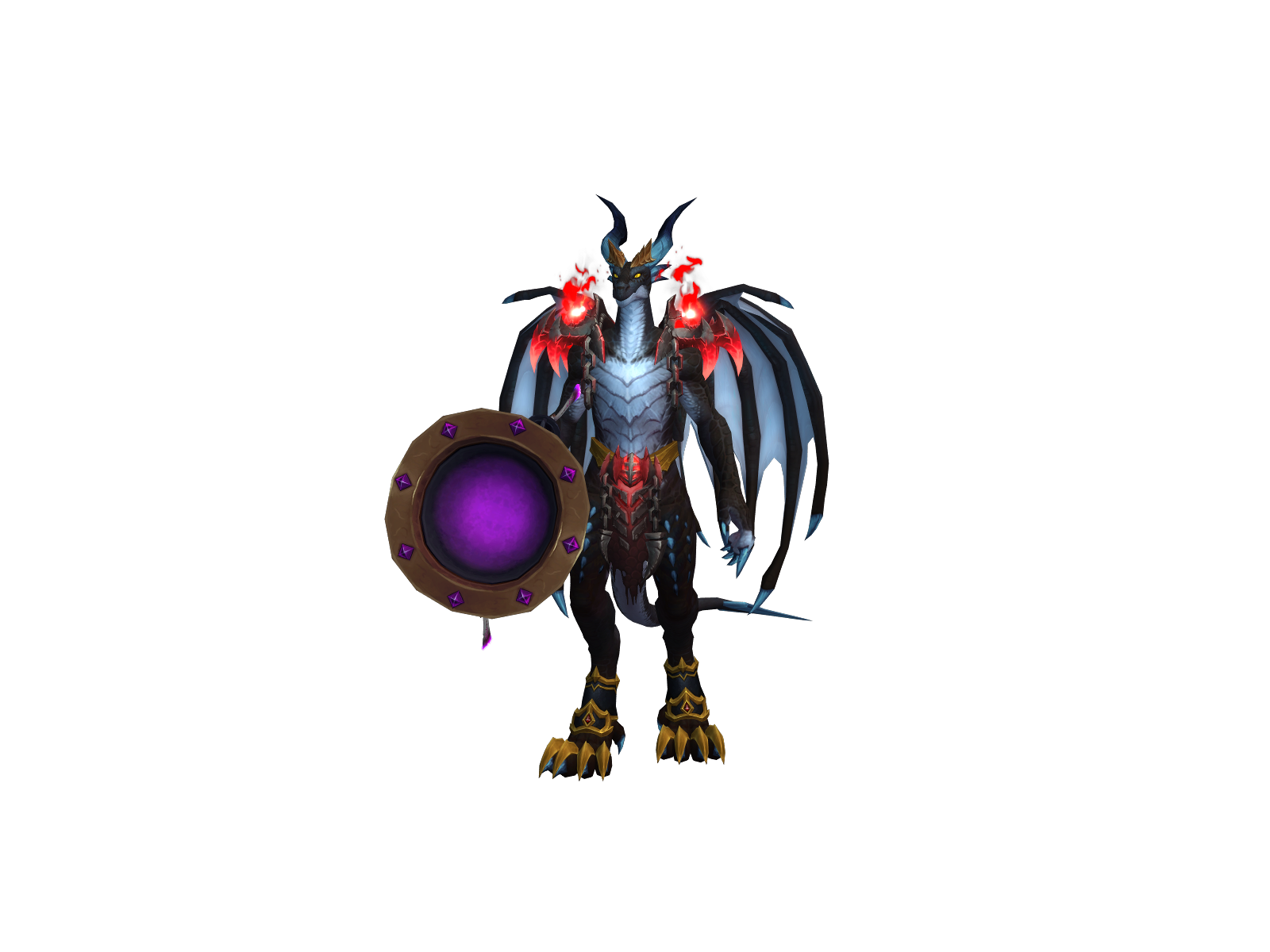 Overscaled 3D character render