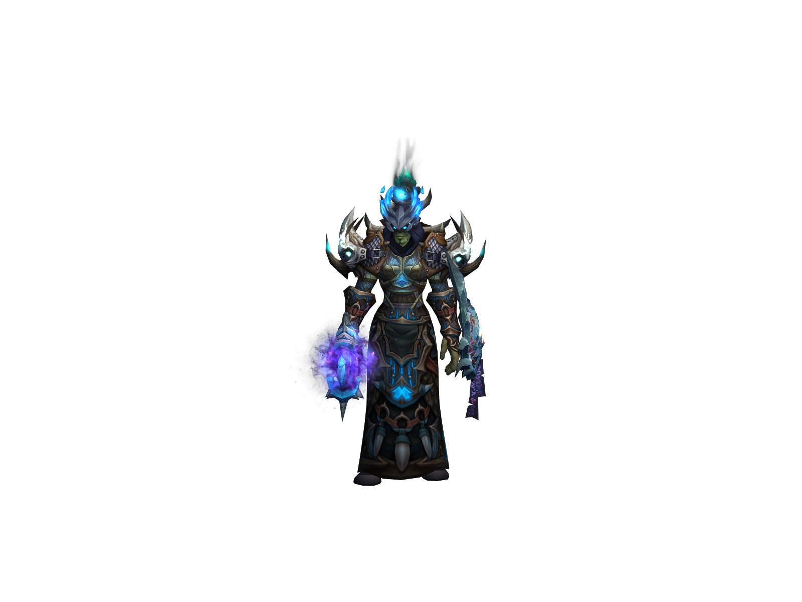 Shel 3D character render