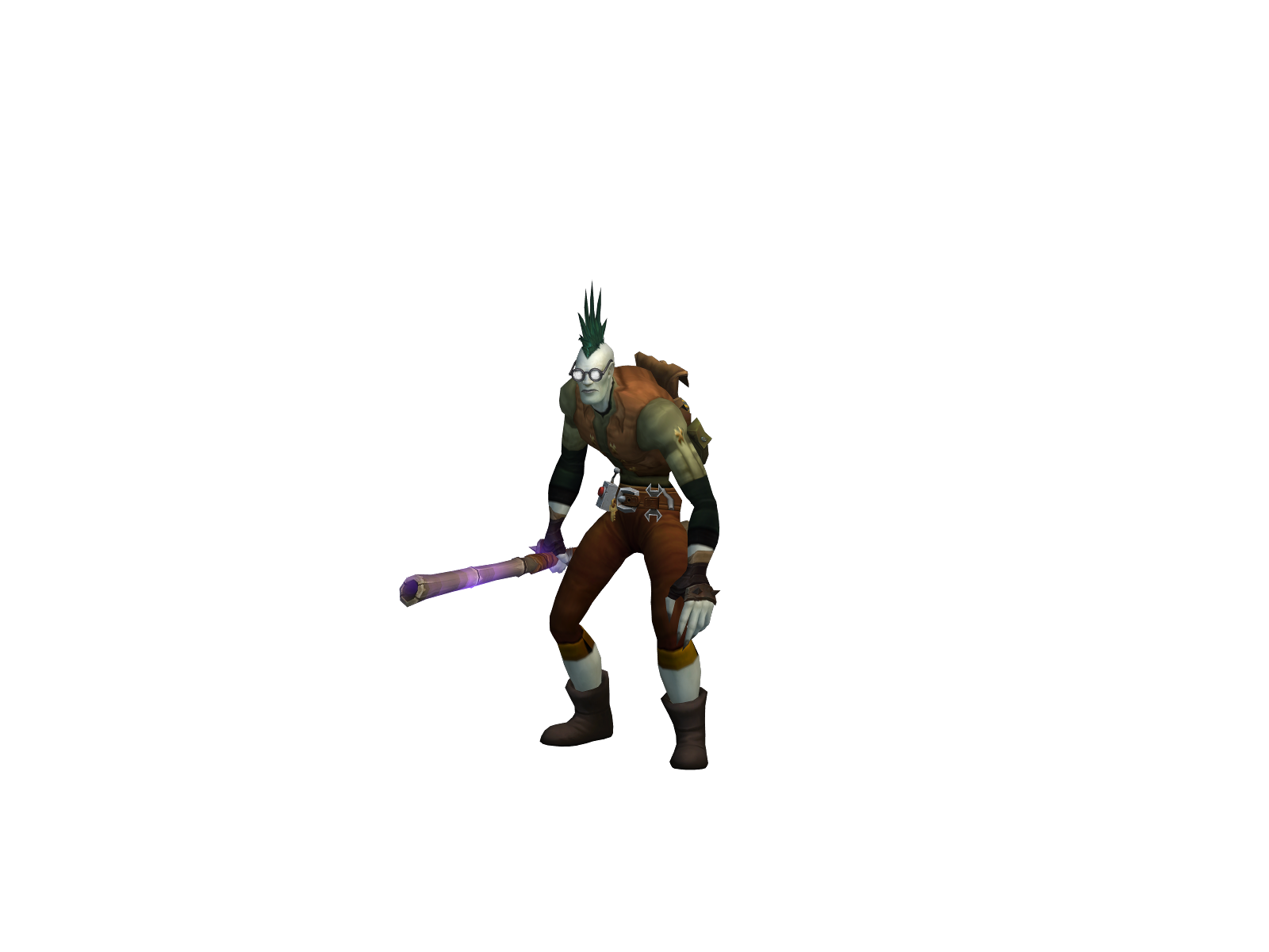 Inox 3D character render
