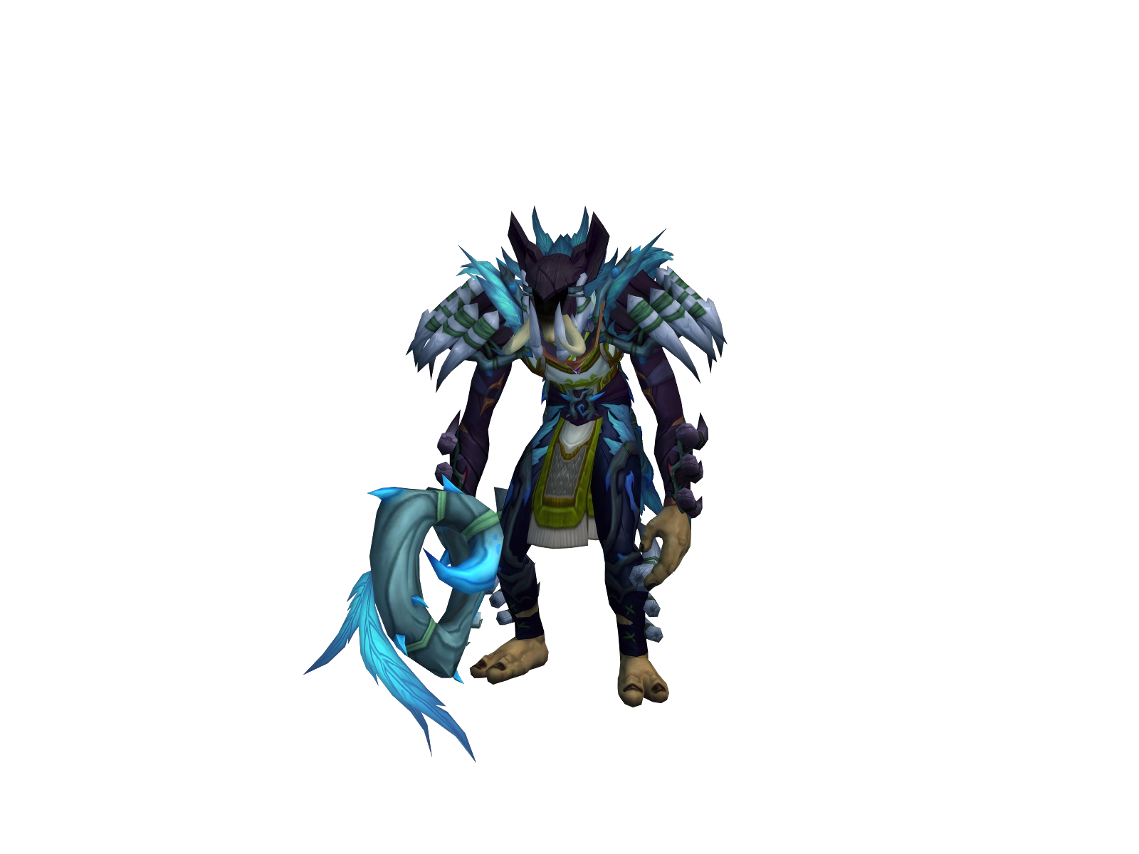 Rivers 3D character render