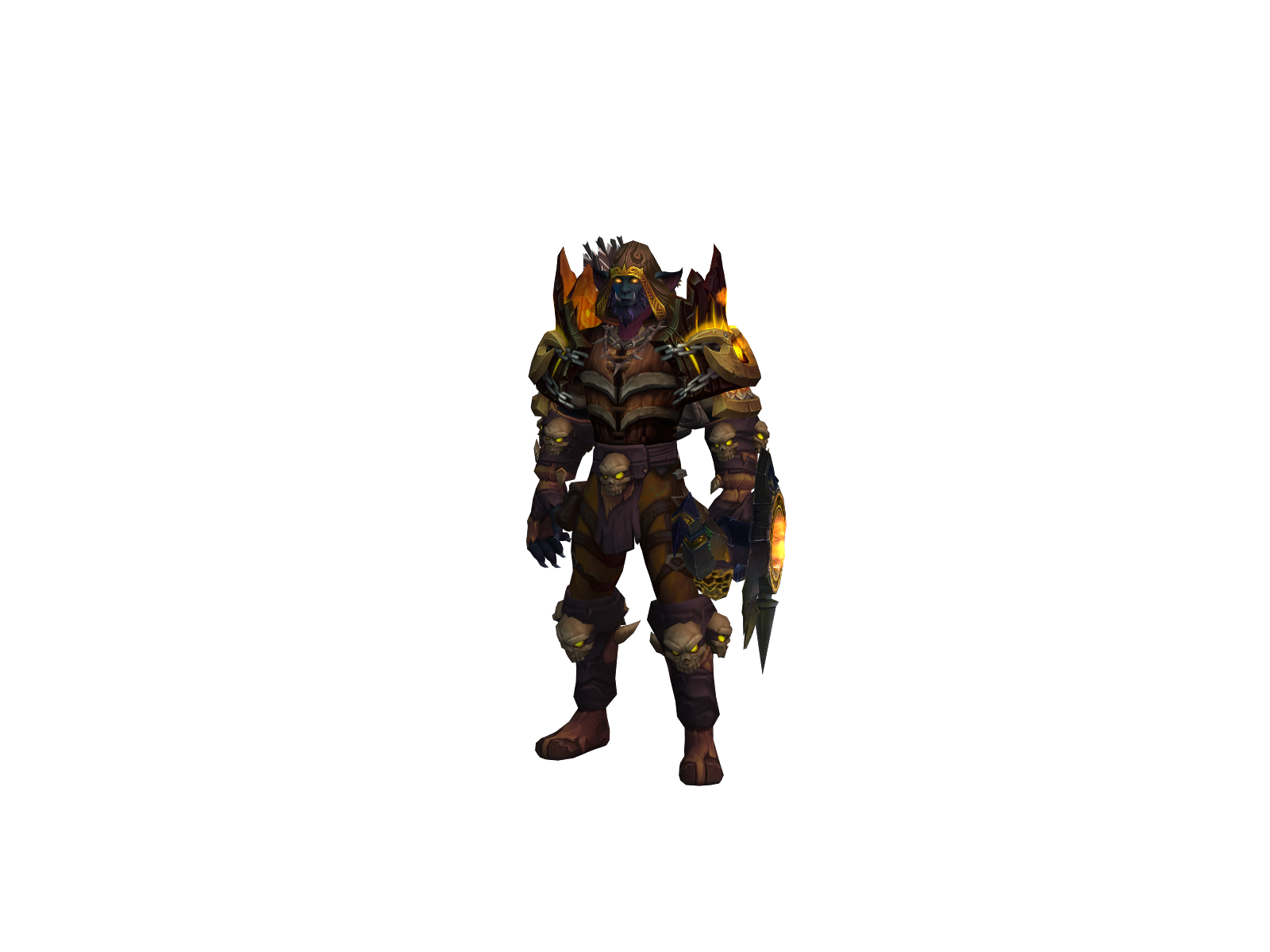 Phelzan 3D character render