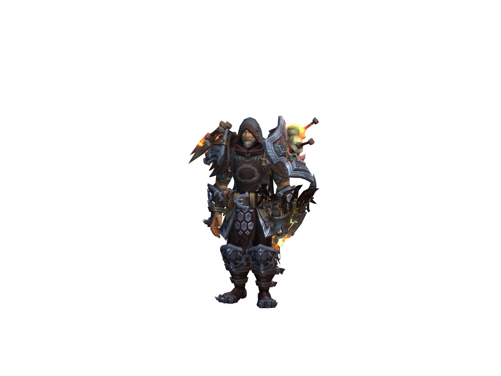 Wøden 3D character render