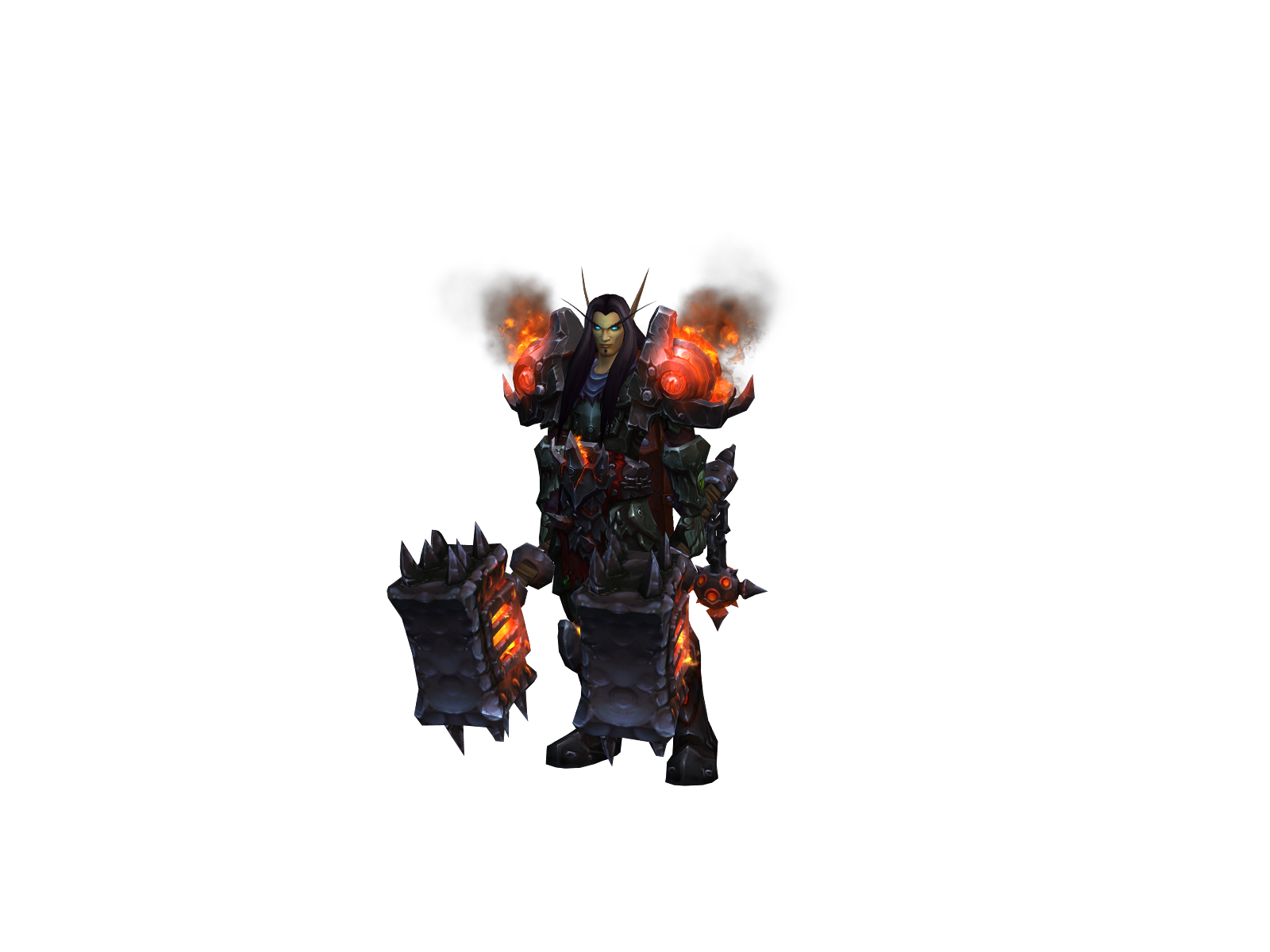 Tenastin 3D character render