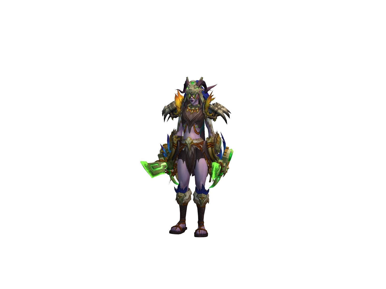 Marling 3D character render