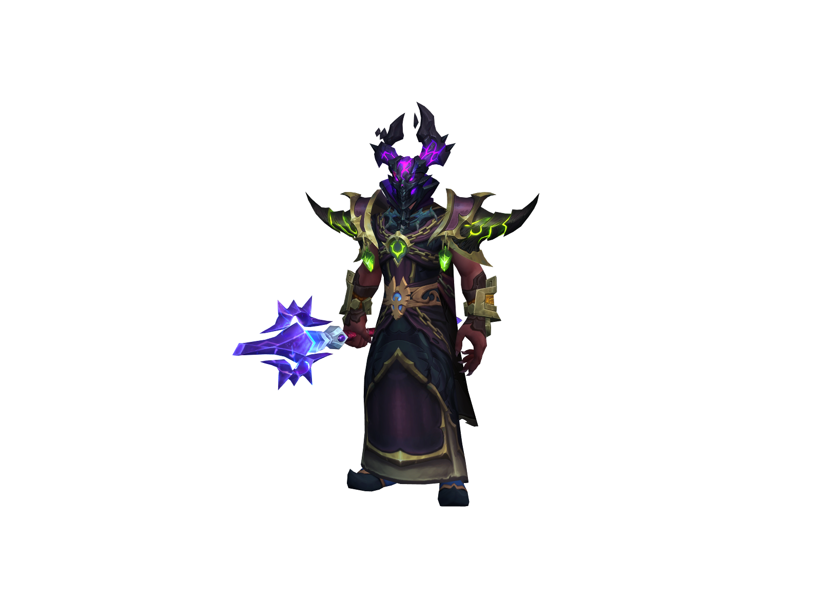 Warlilock 3D character render