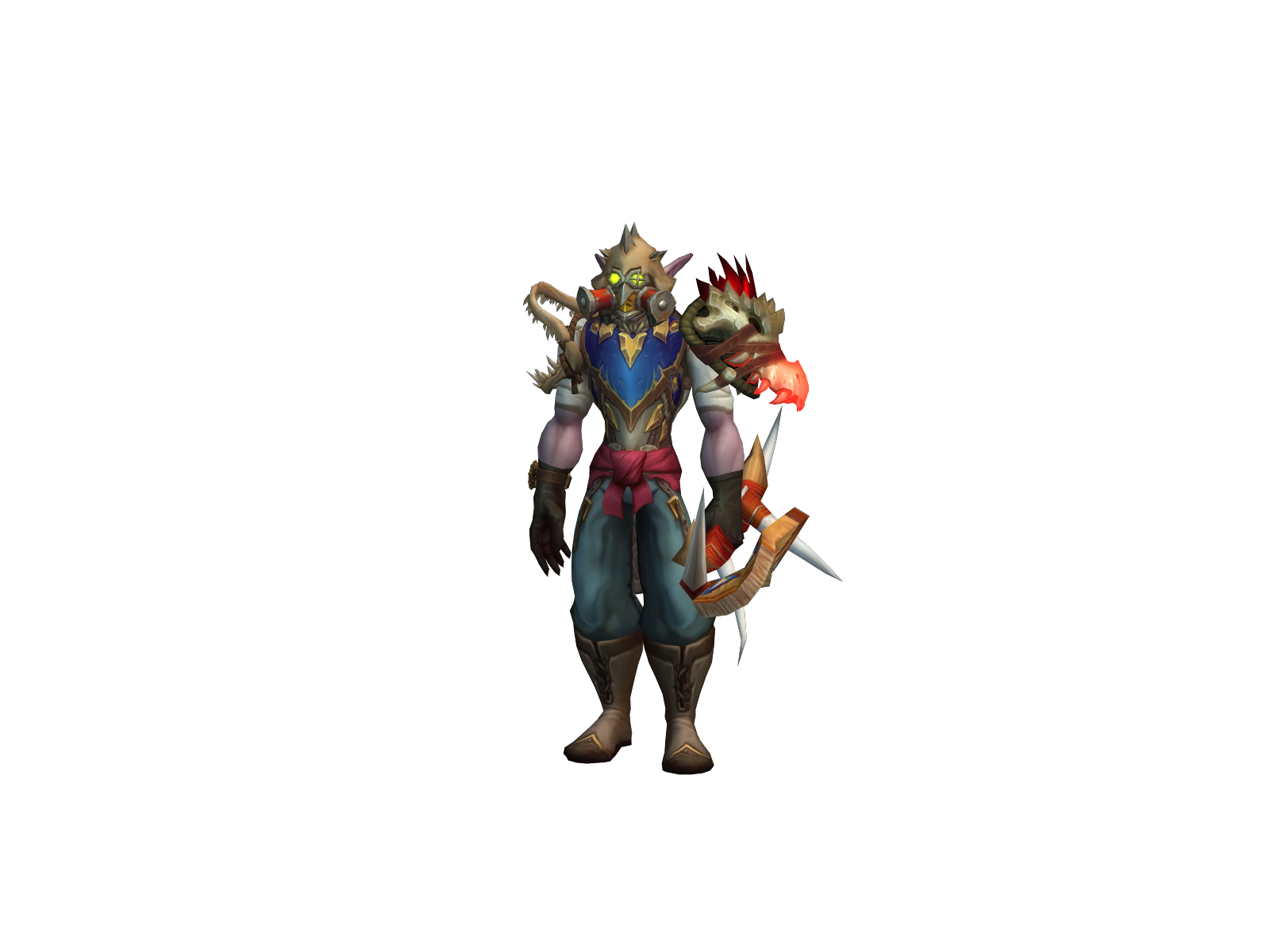 Undus 3D character render