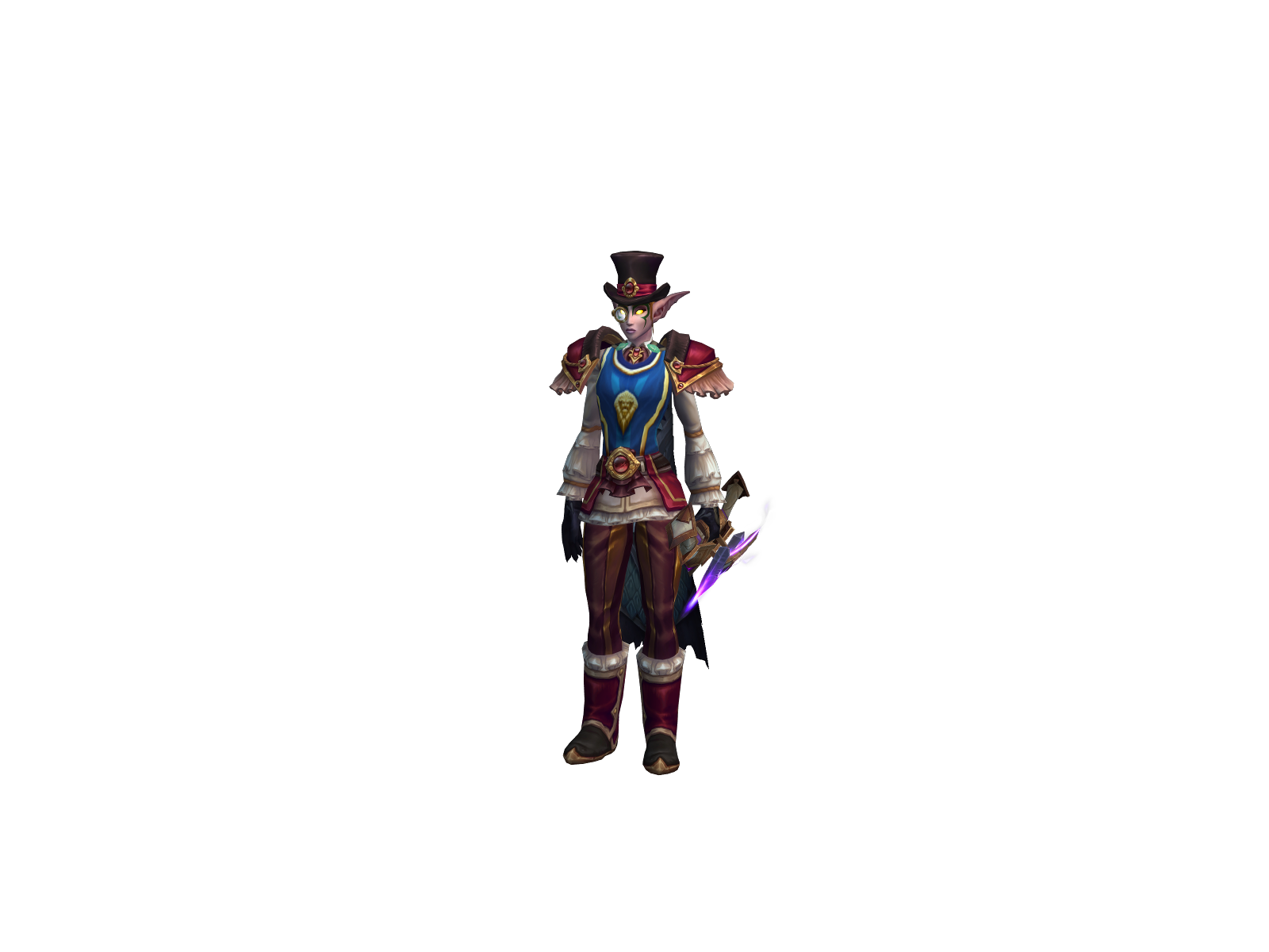 Qilué 3D character render