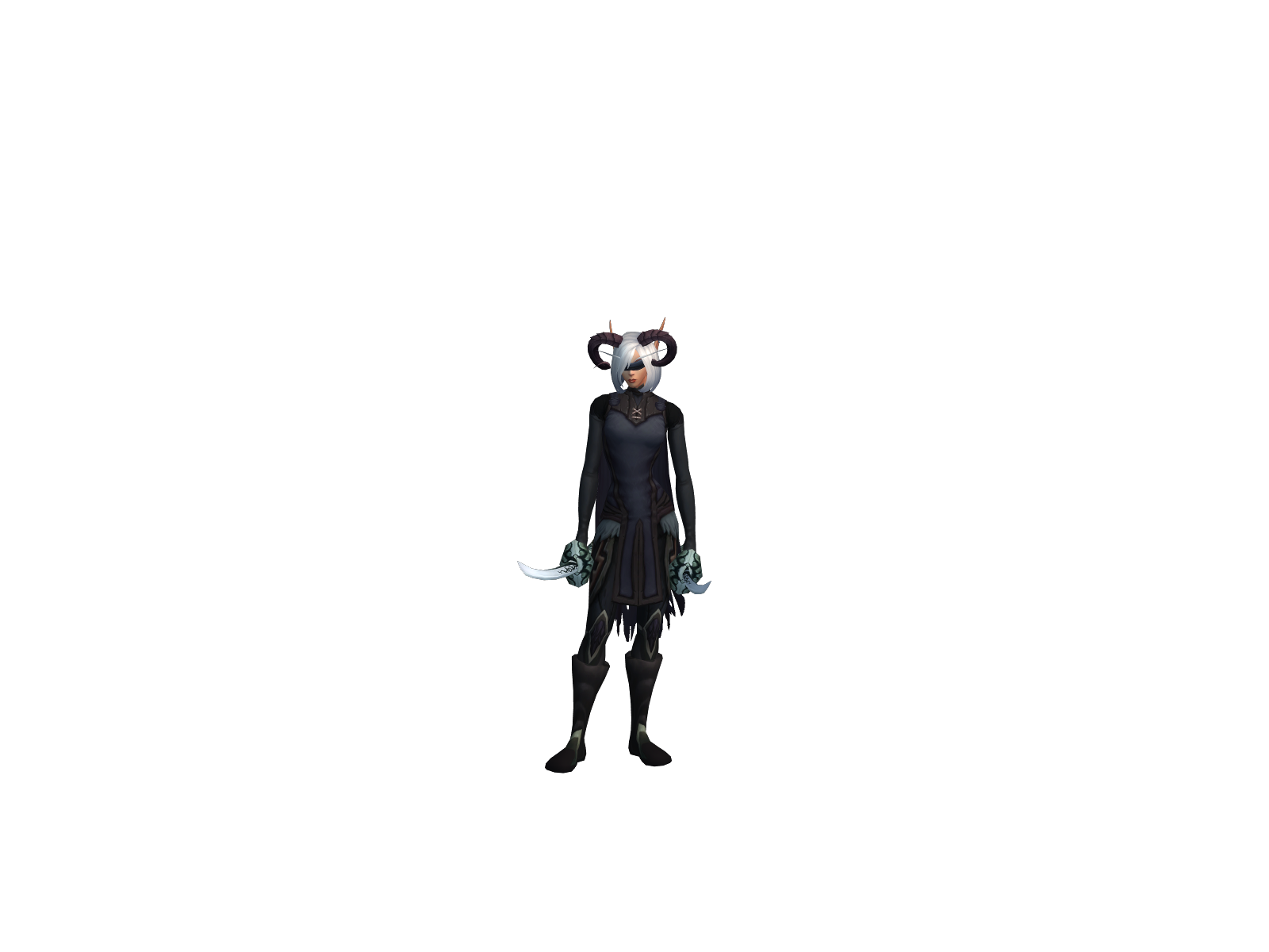 Firbín 3D character render