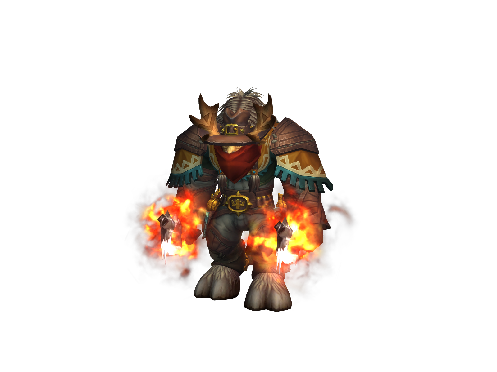 Macheté 3D character render