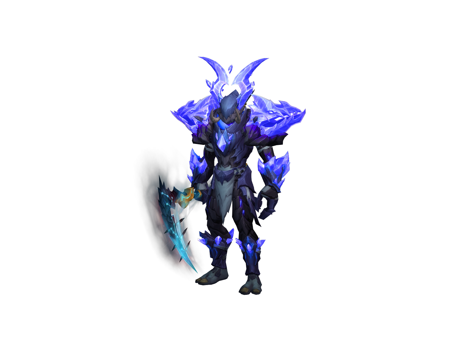 Yorunecrum 3D character render