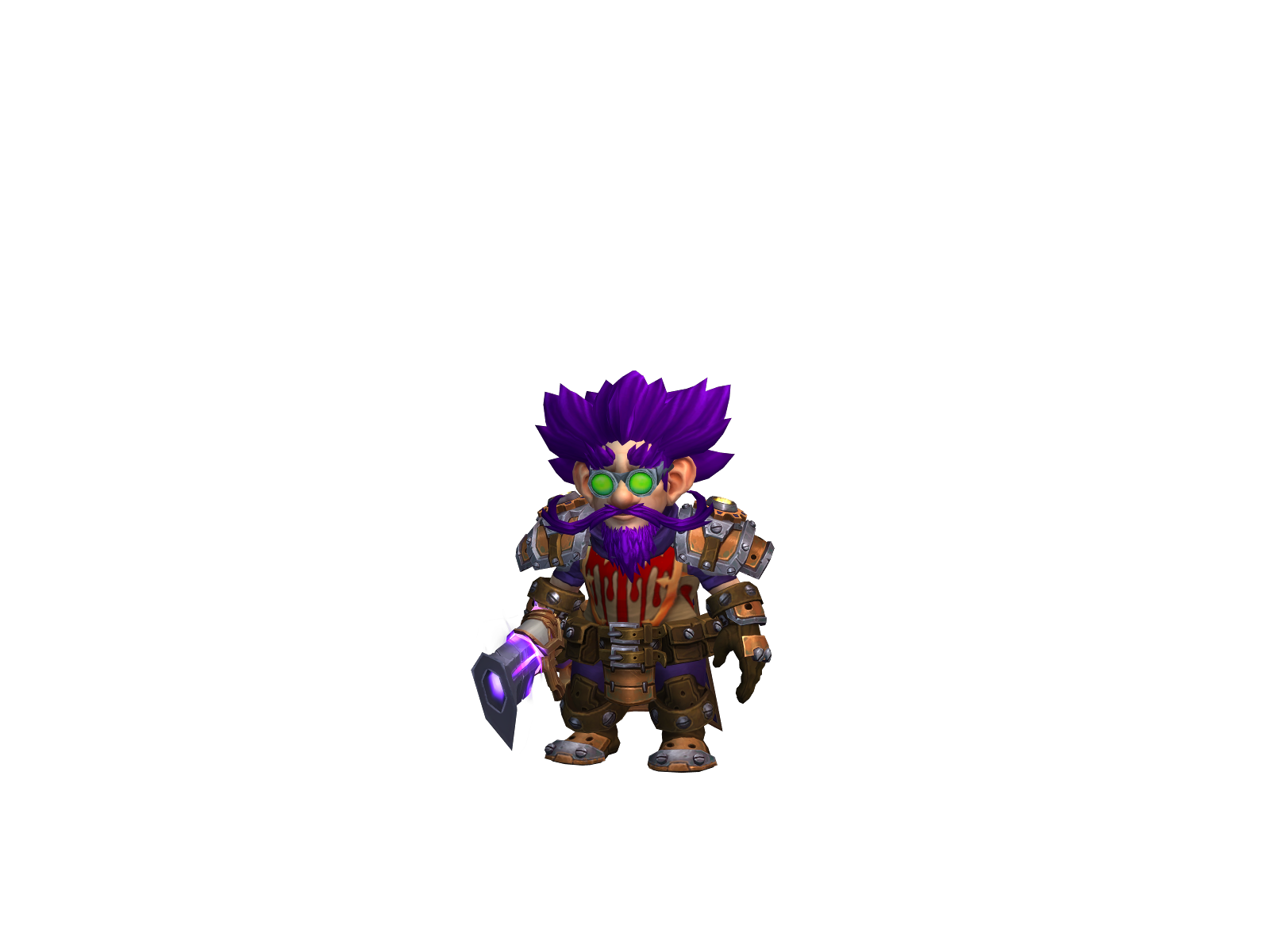 Hawkêye 3D character render