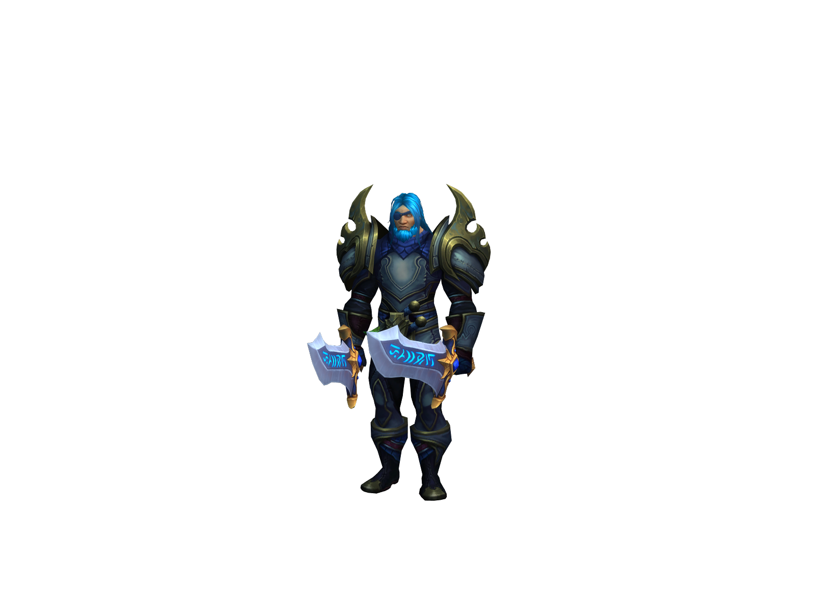 Strickshar 3D character render