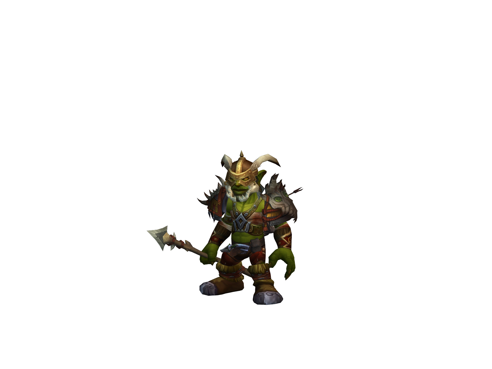 Shrèk 3D character render