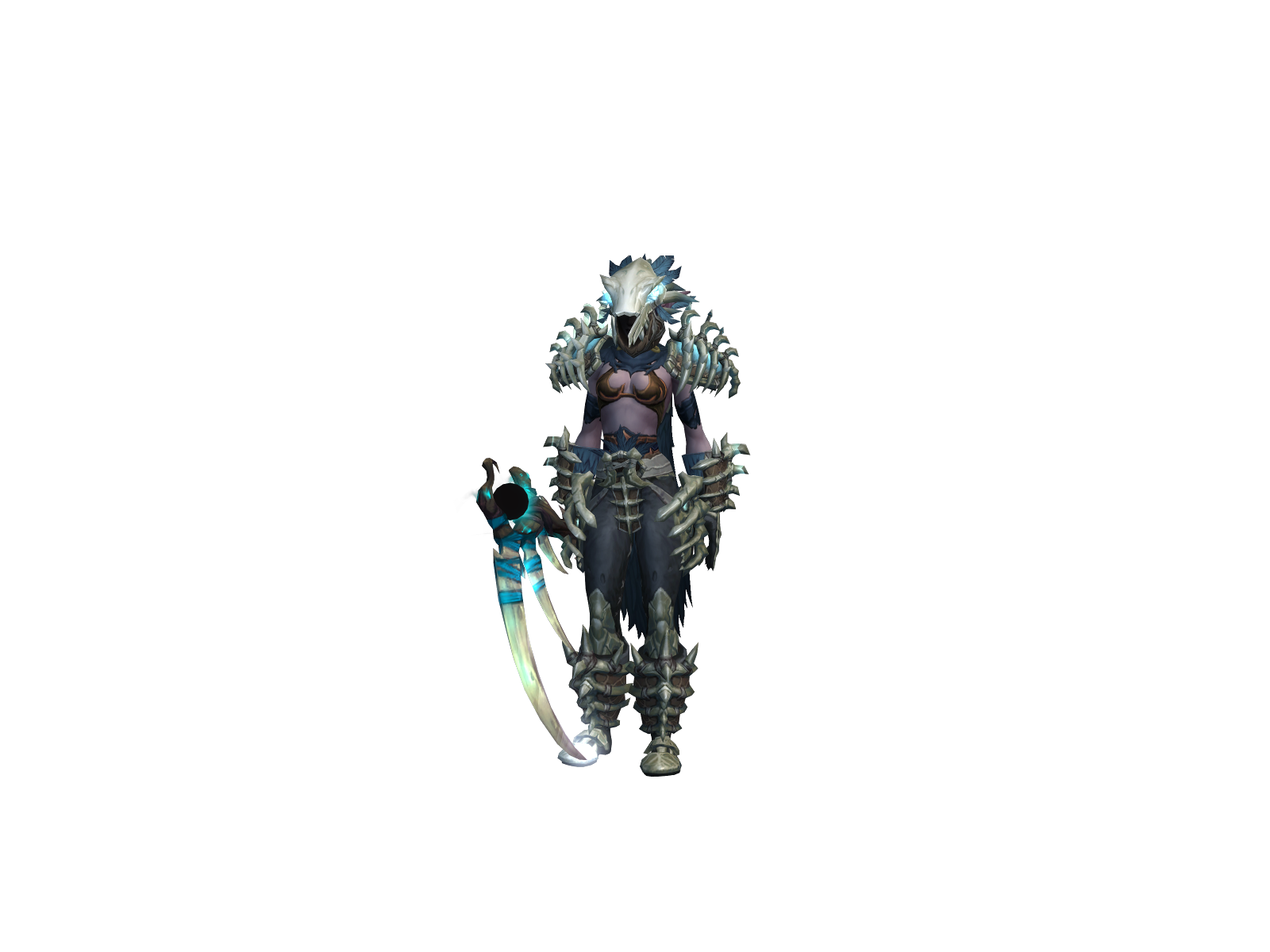 Cthonyx 3D character render
