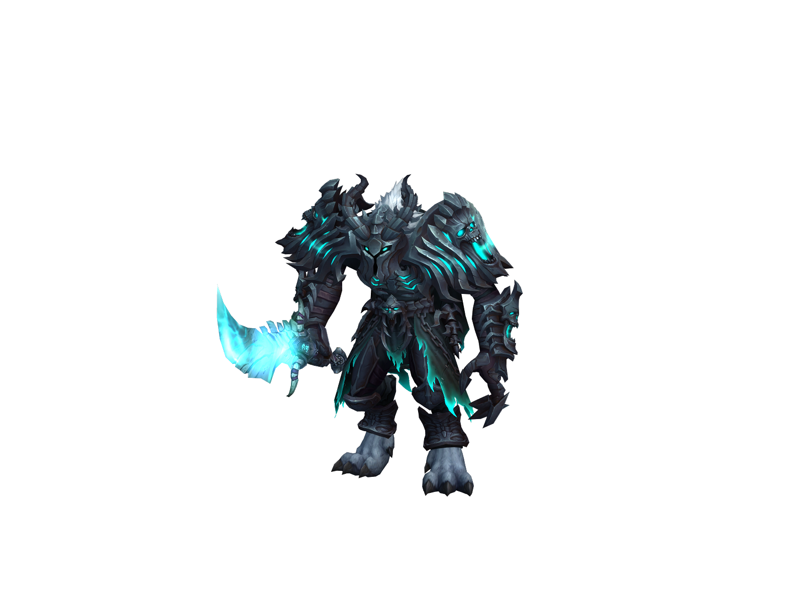 Fenral 3D character render