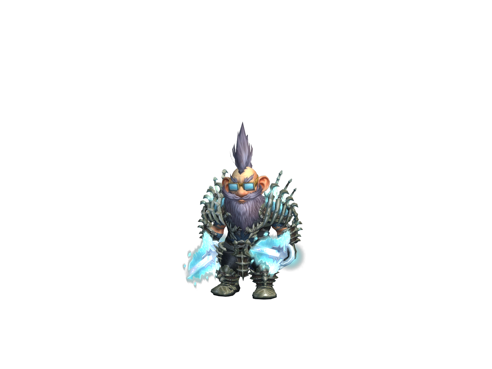 Curvinito 3D character render