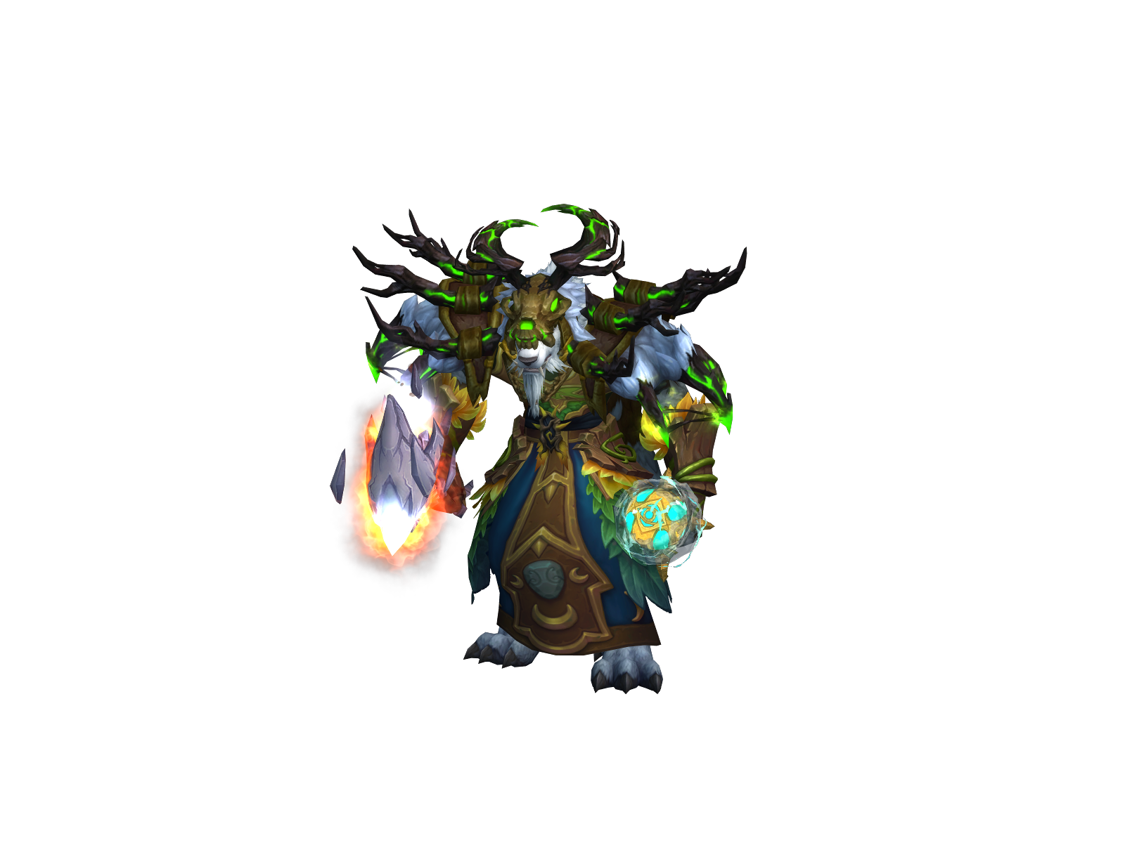 Theonerock 3D character render