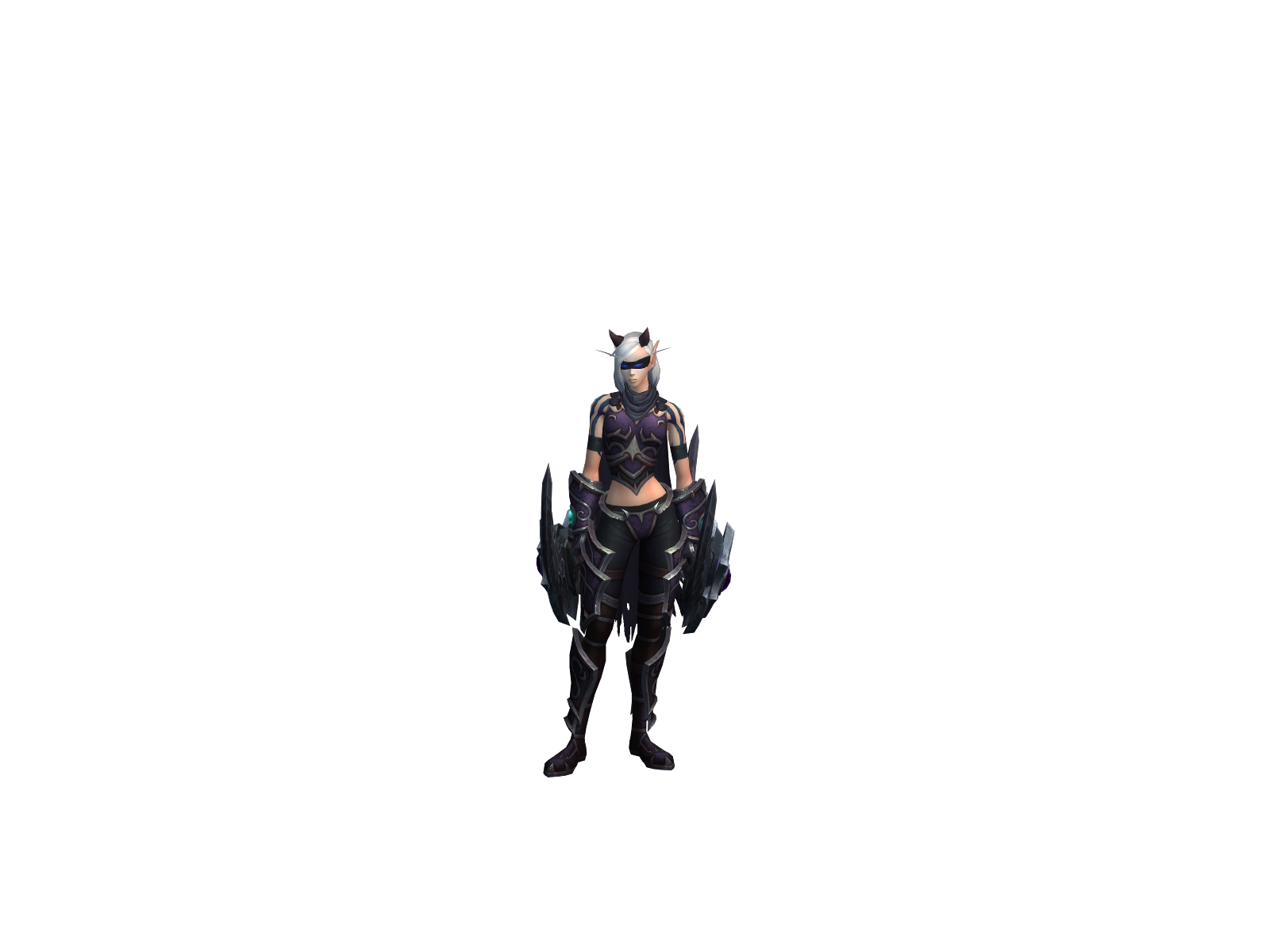 Elizsaori 3D character render