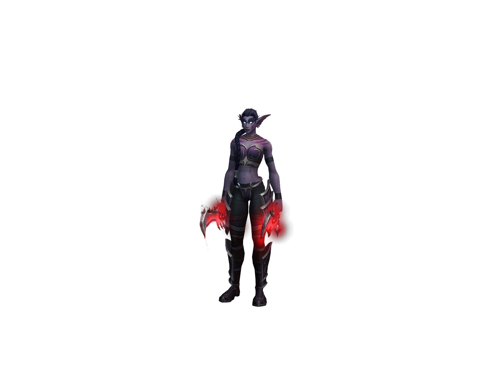 Nyxita 3D character render