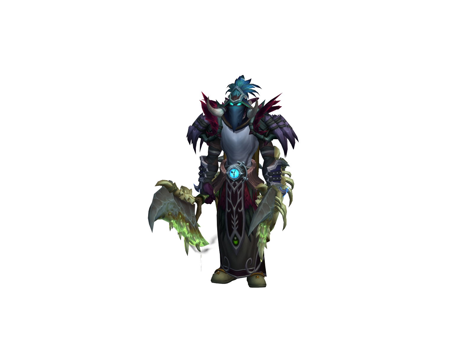 Keranas 3D character render