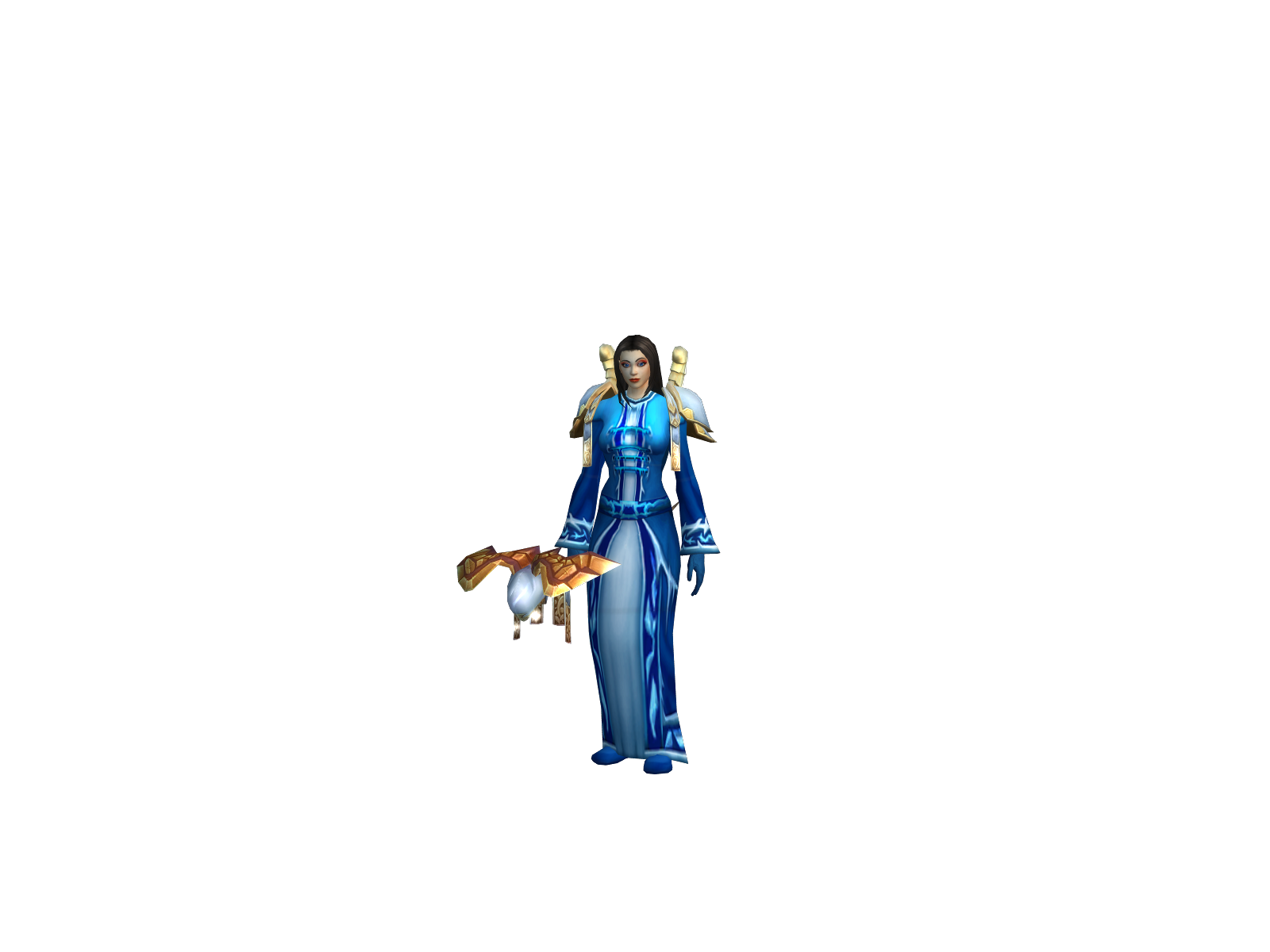 Serhafine 3D character render