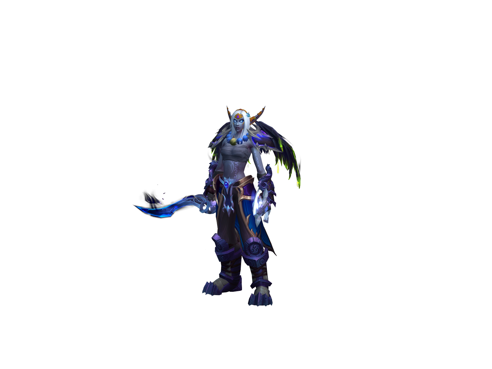 Elisandè 3D character render
