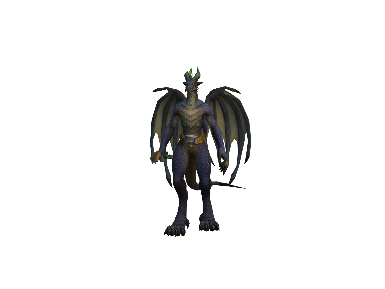 Dracobrujo 3D character render