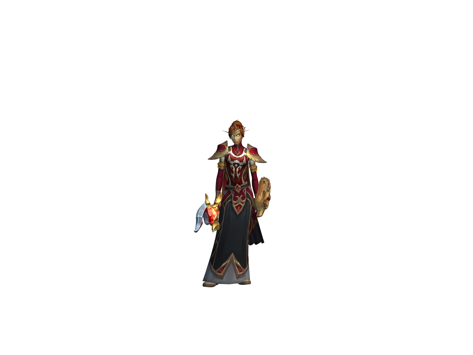 Eveholy 3D character render