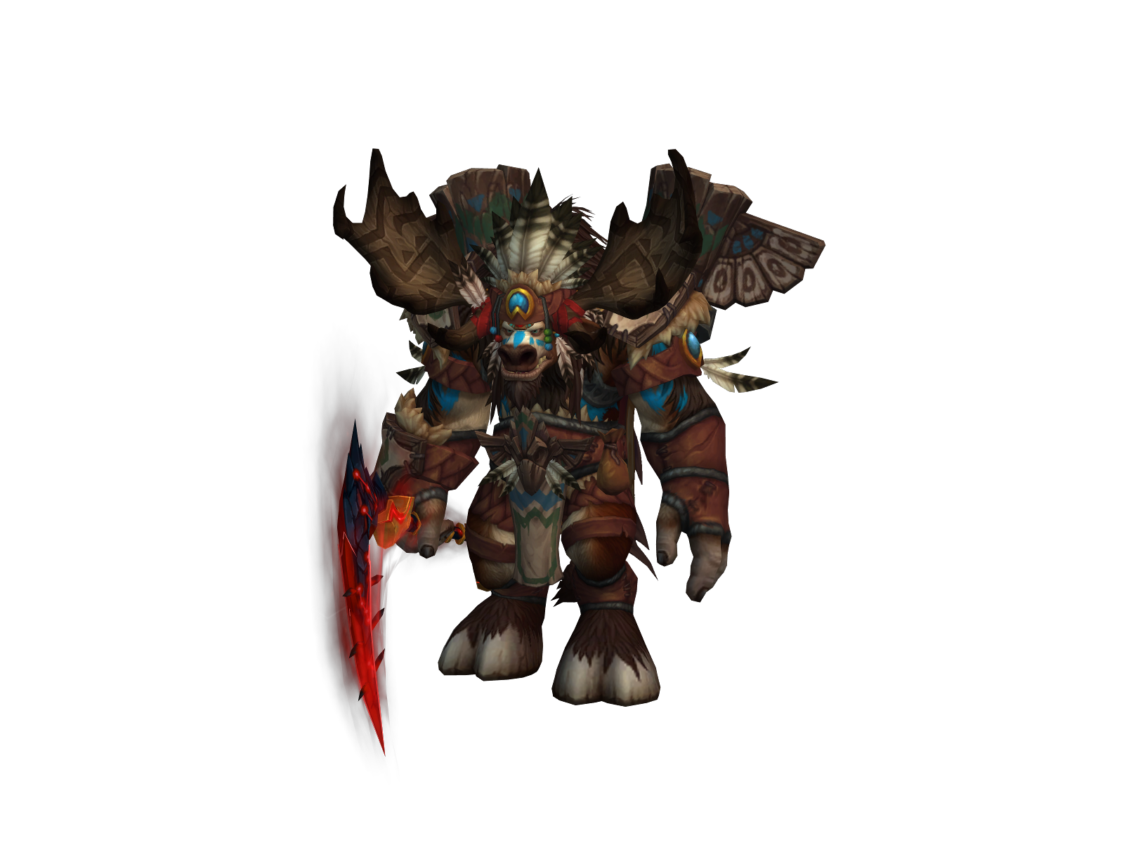 Dhokó 3D character render