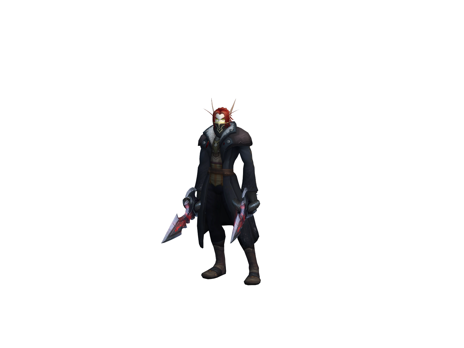 Mørk 3D character render