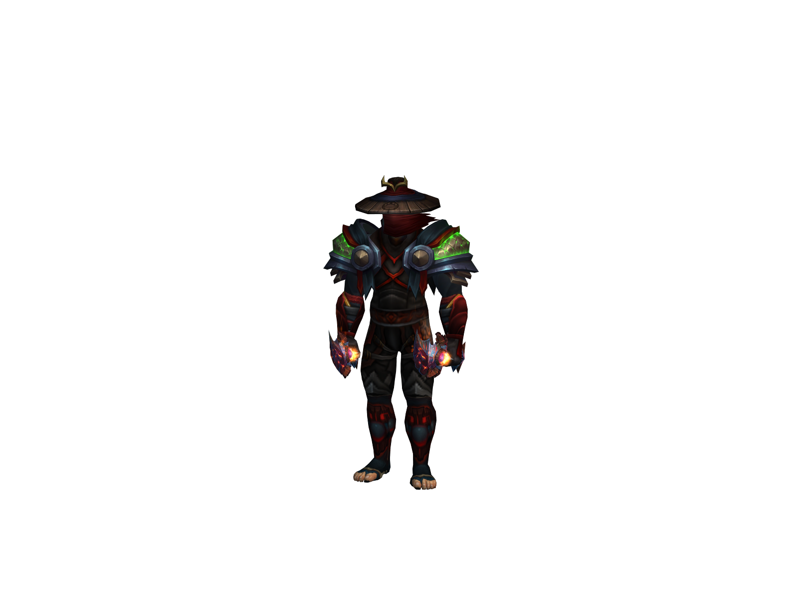 Racanbosh 3D character render
