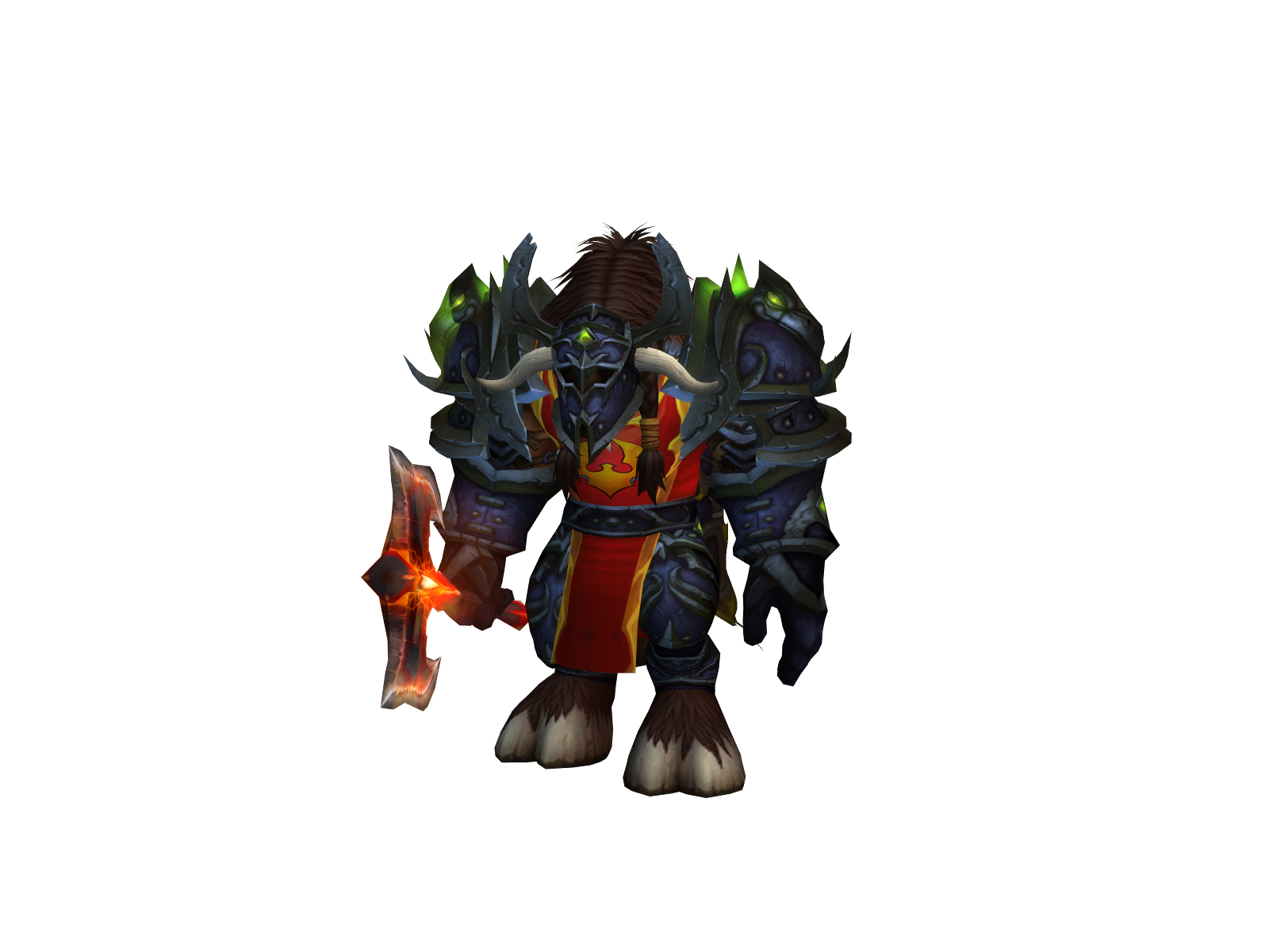 Antauro 3D character render