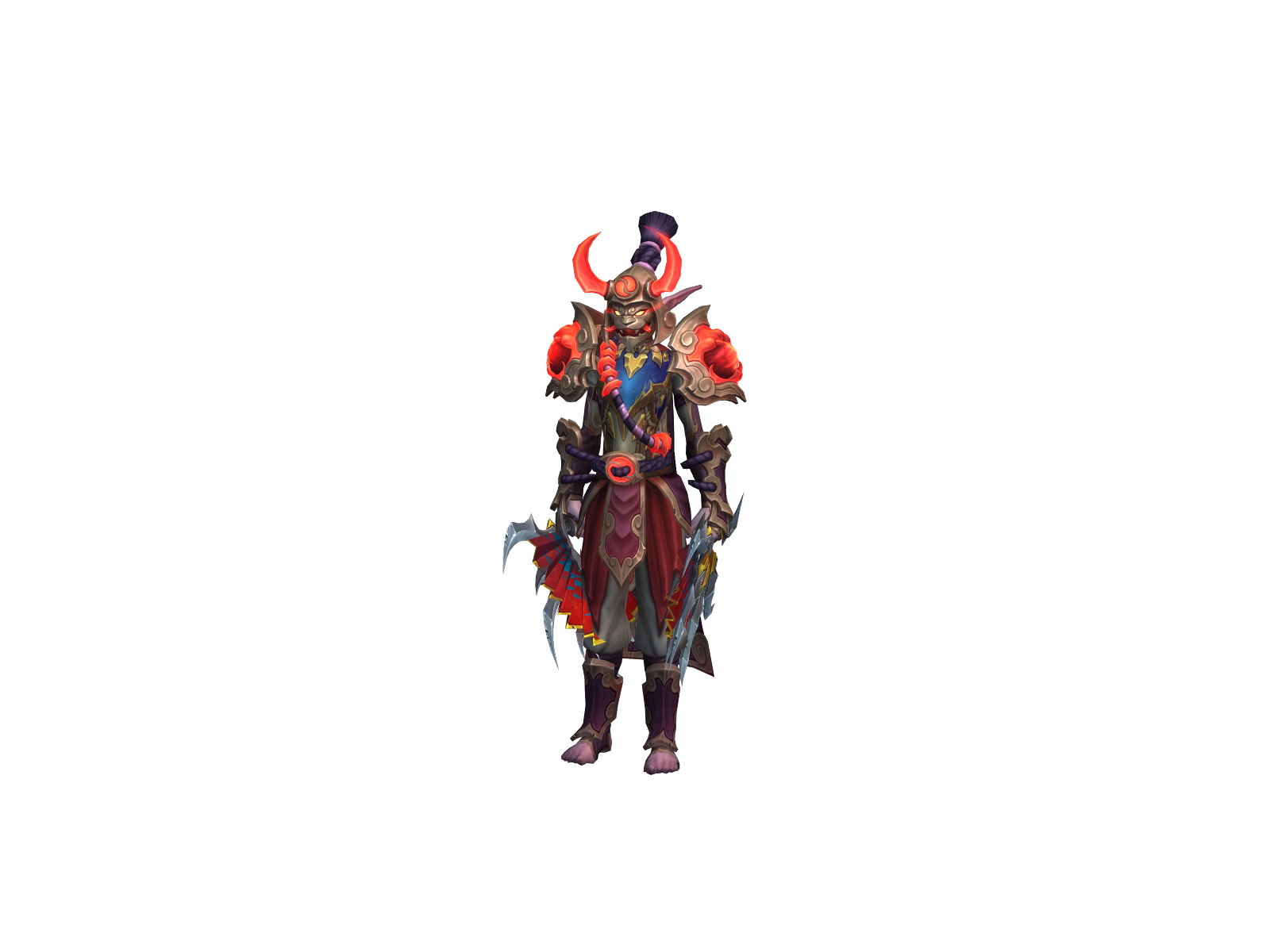 Sylash 3D character render