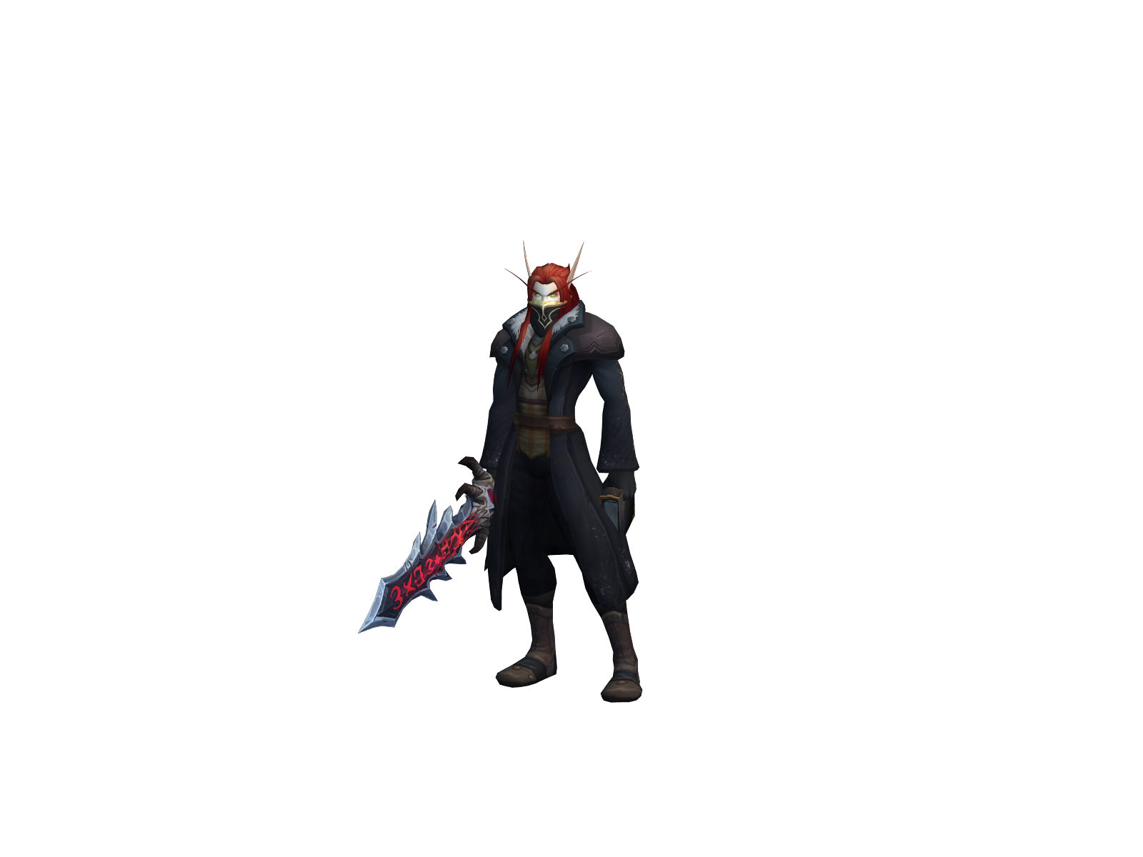 Nøyr 3D character render