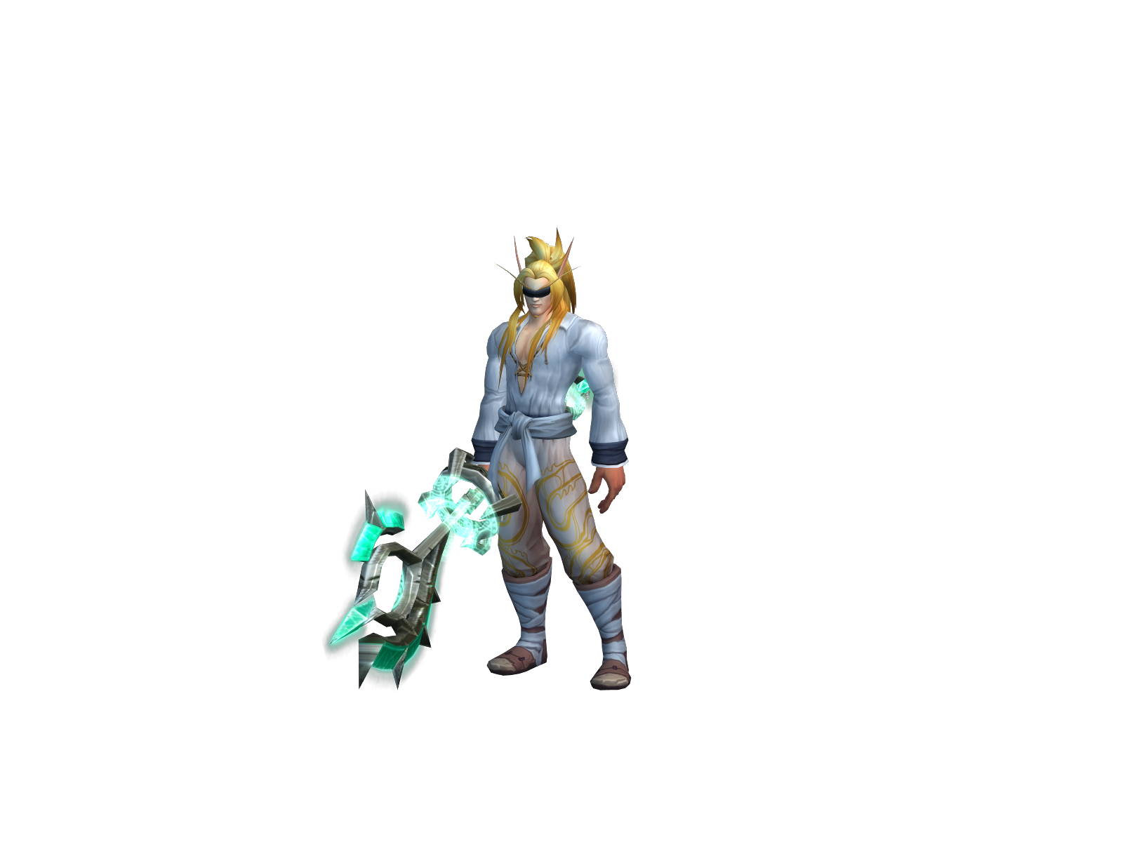 Raitón 3D character render