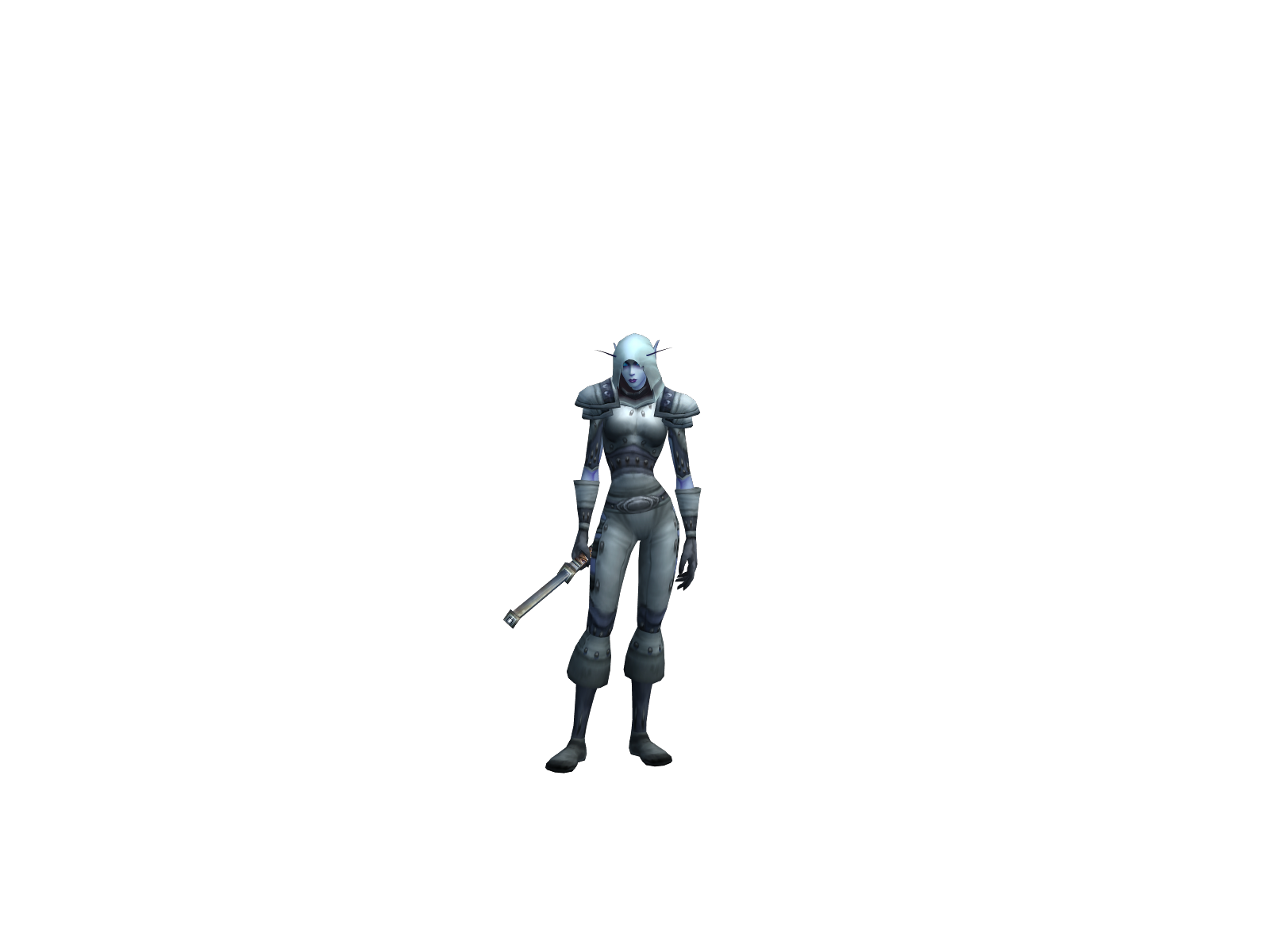 Xwârz 3D character render