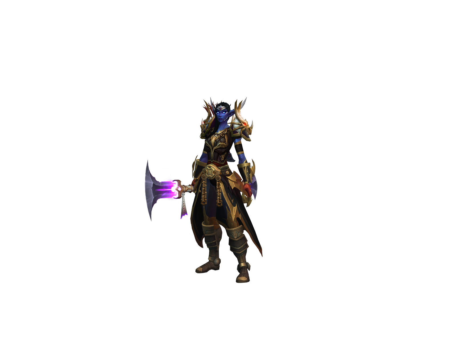Yurïel 3D character render