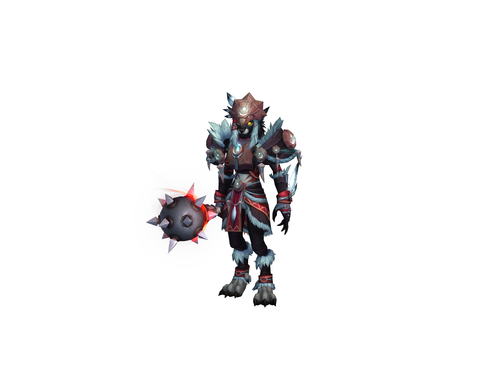 Merquiades 3D character render