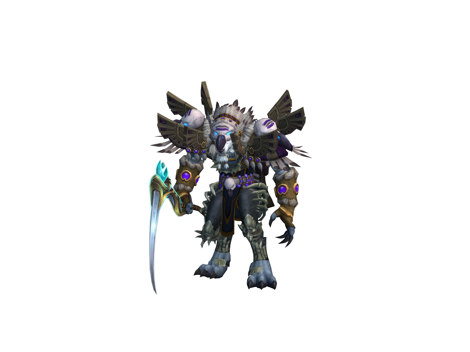 Lykos 3D character render