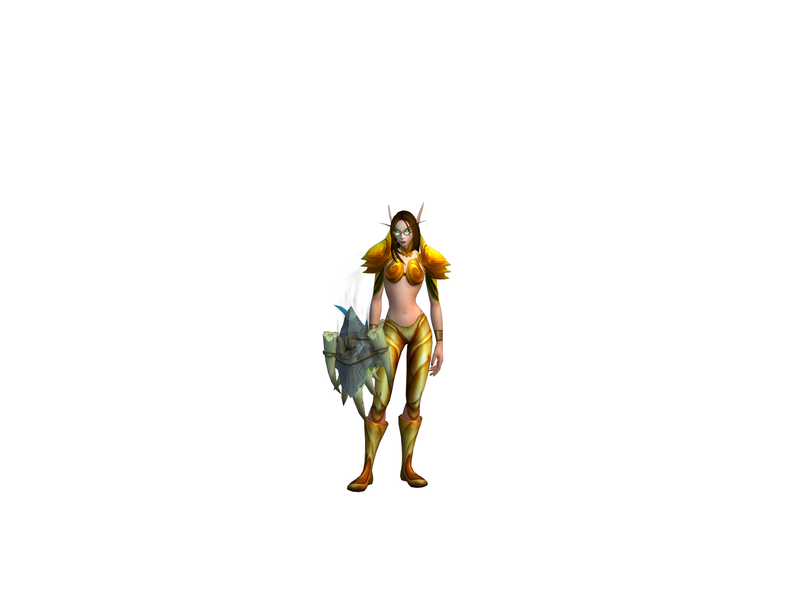 Taryamë 3D character render
