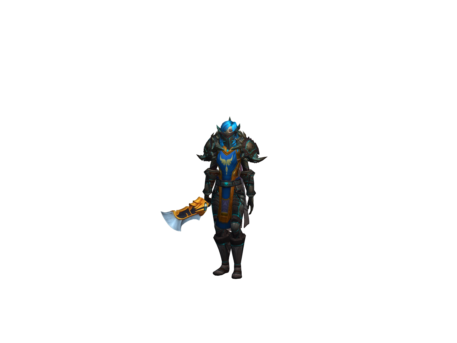 Atheas 3D character render